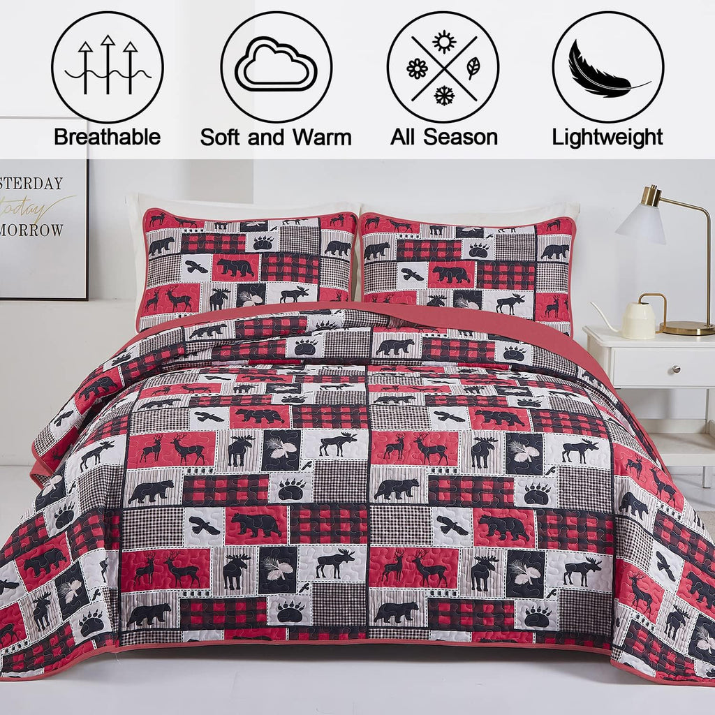 Christmas feel Bedspread Set