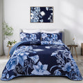 Vibrant Quilted coverlet and pillowcovers set: Eye Catching Design