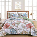 Warm and Inviting Quilted Bedspread and Pillowcases Set: Designed for Relaxation