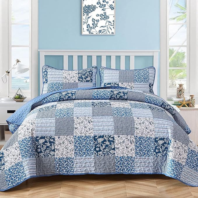 Vintage-Inspired Big Check Bedding Set Cozy & Stylish