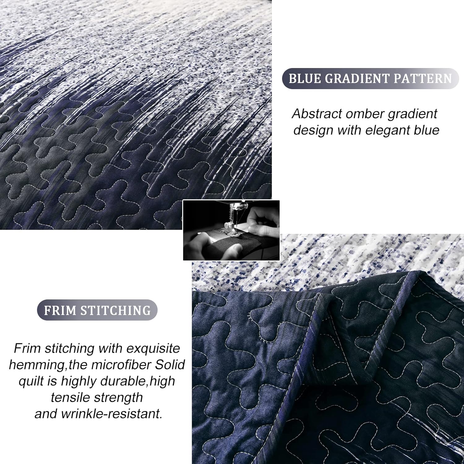 Feminine cave stalactites pattern 3 Pc Bedspread & Pillow Cover Set