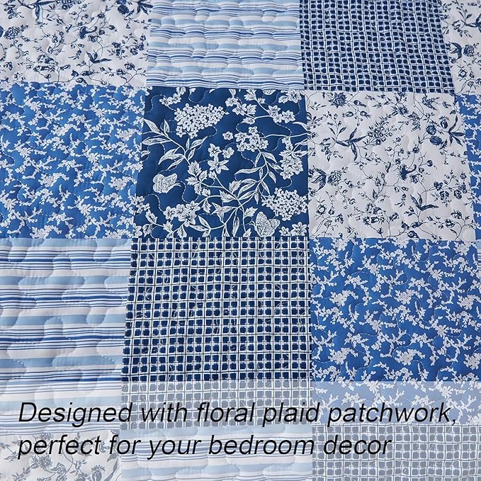 Vintage-Inspired Big Check Bedding Set Cozy & Stylish