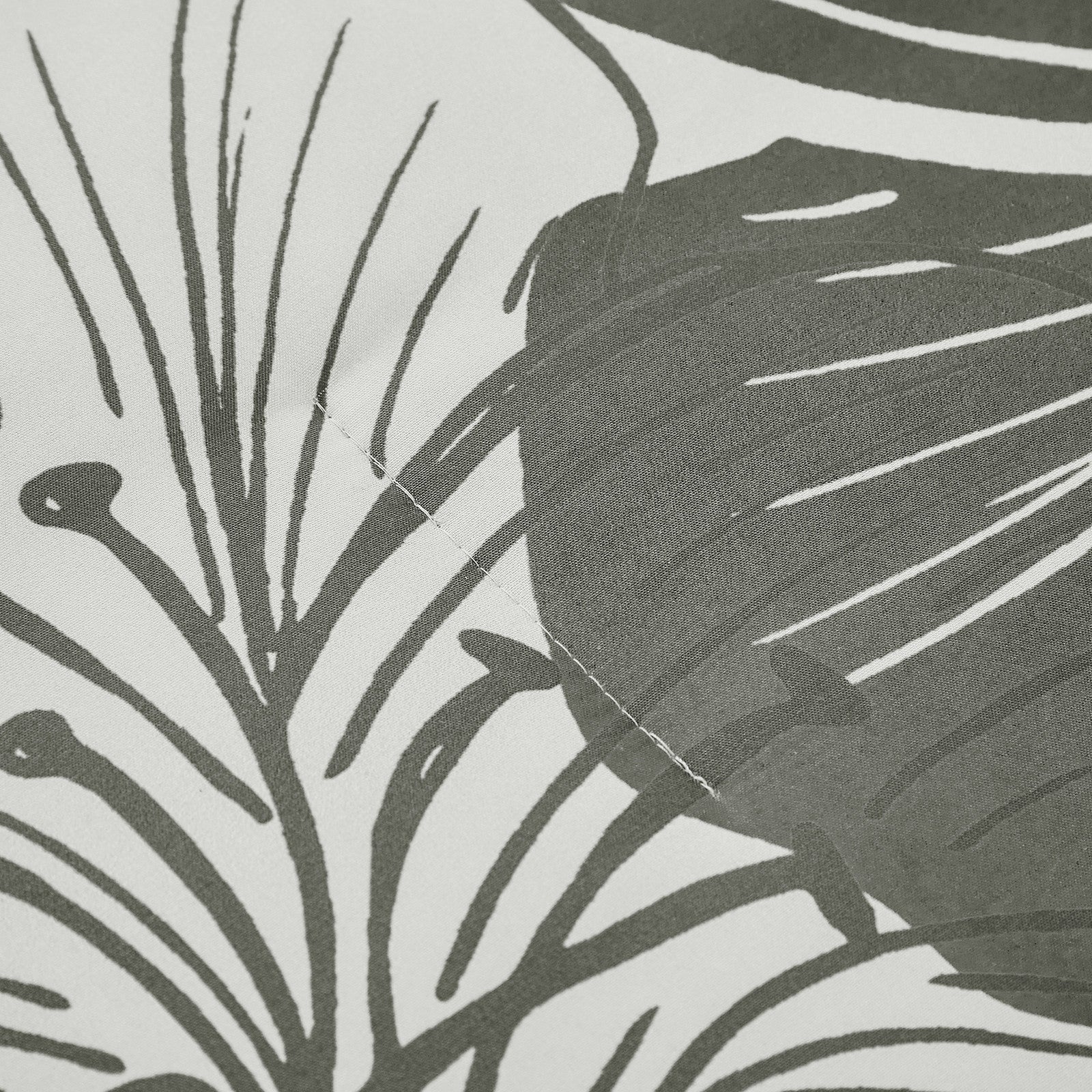 Floral Comforter Set, Green Floral 3-Piece Bedding, Lightweight Microfiber