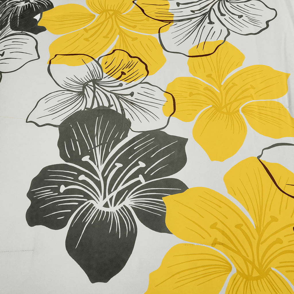 Floral Comforter Set, Yellow Floral 3-Piece Bedding, Lightweight Microfiber