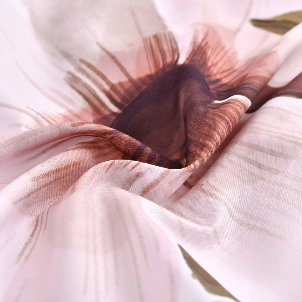 Floral Comforter Set, Blush Floral 3-Piece Bedding, Soft Microfiber for All Seasons