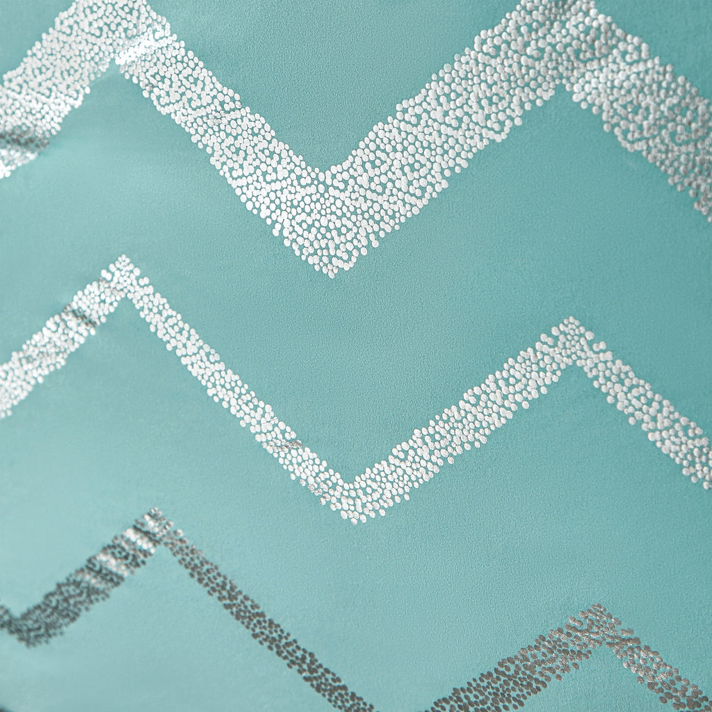 Blue Gradient Comforter Set, Modern 3-Piece Bedding with Pillowcases