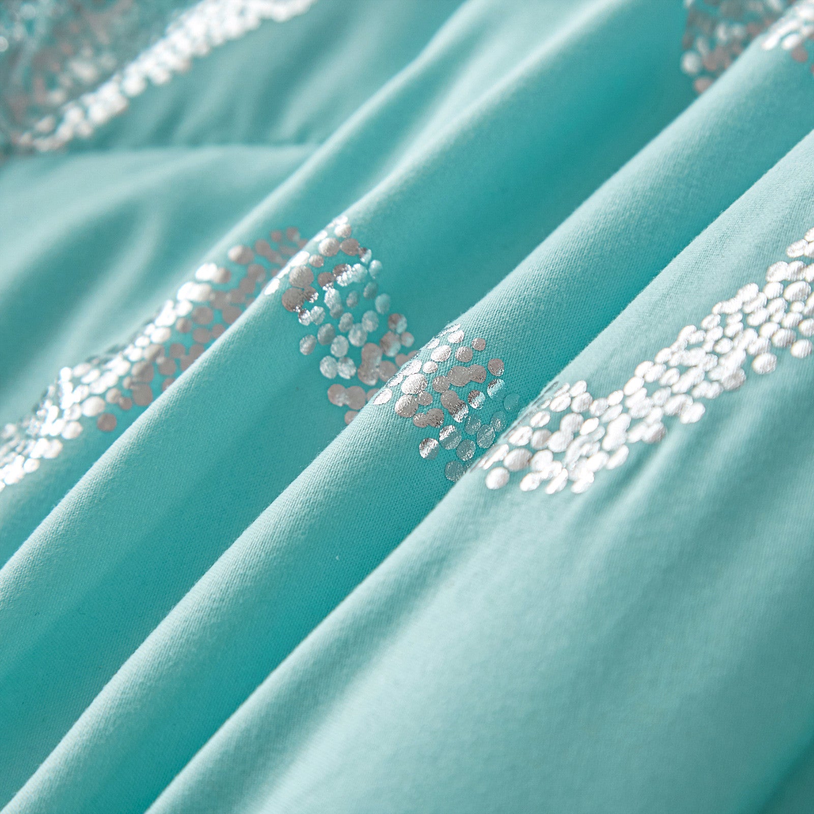 Blue Gradient Comforter Set, Modern 3-Piece Bedding with Pillowcases