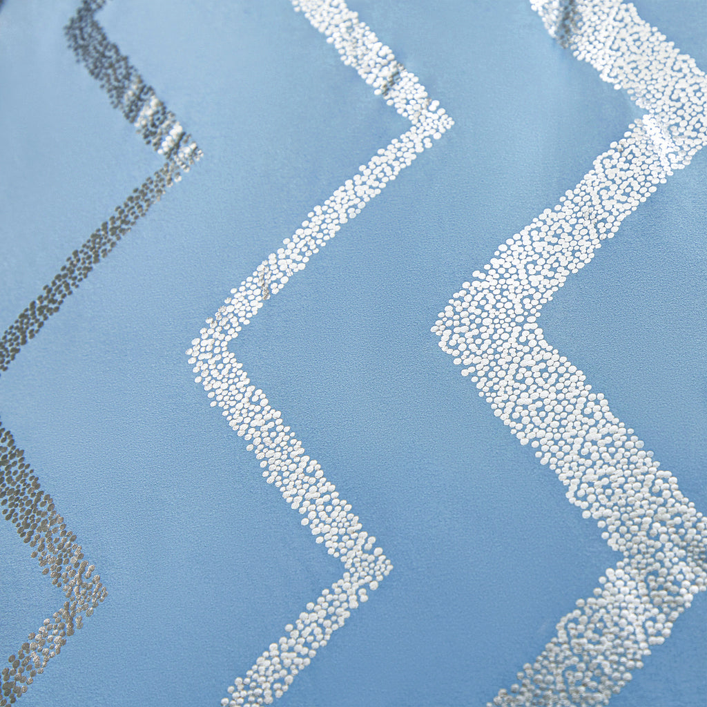 Metallic Print Comforter Set, Chic 3-Piece Bedding with Pillowcases