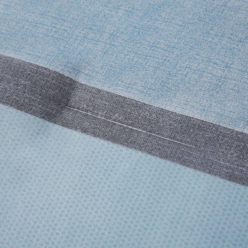 Floral Stripes Comforter Set, Stylish 3-Piece Bedding with Pillowcases