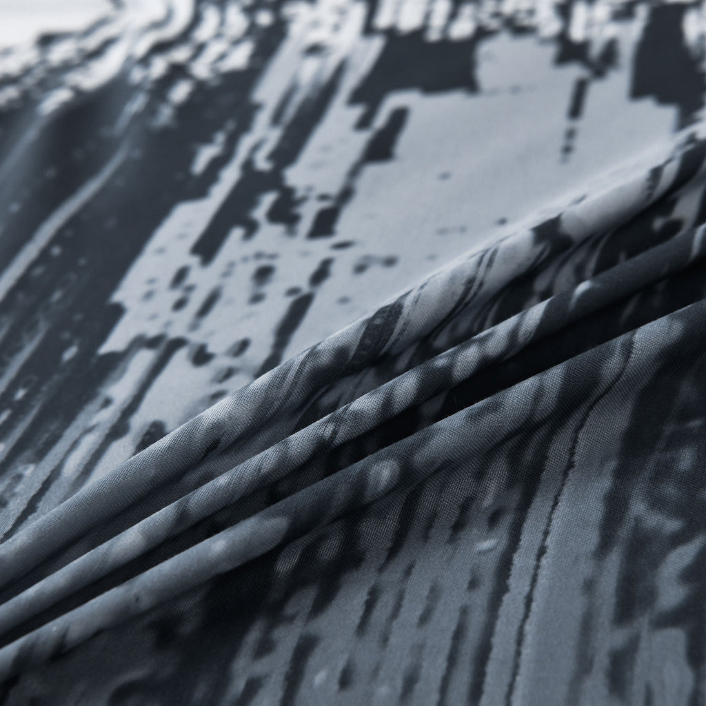 Floral Stripes Comforter Set, Warm 3-Piece Bedding with Pillowcases