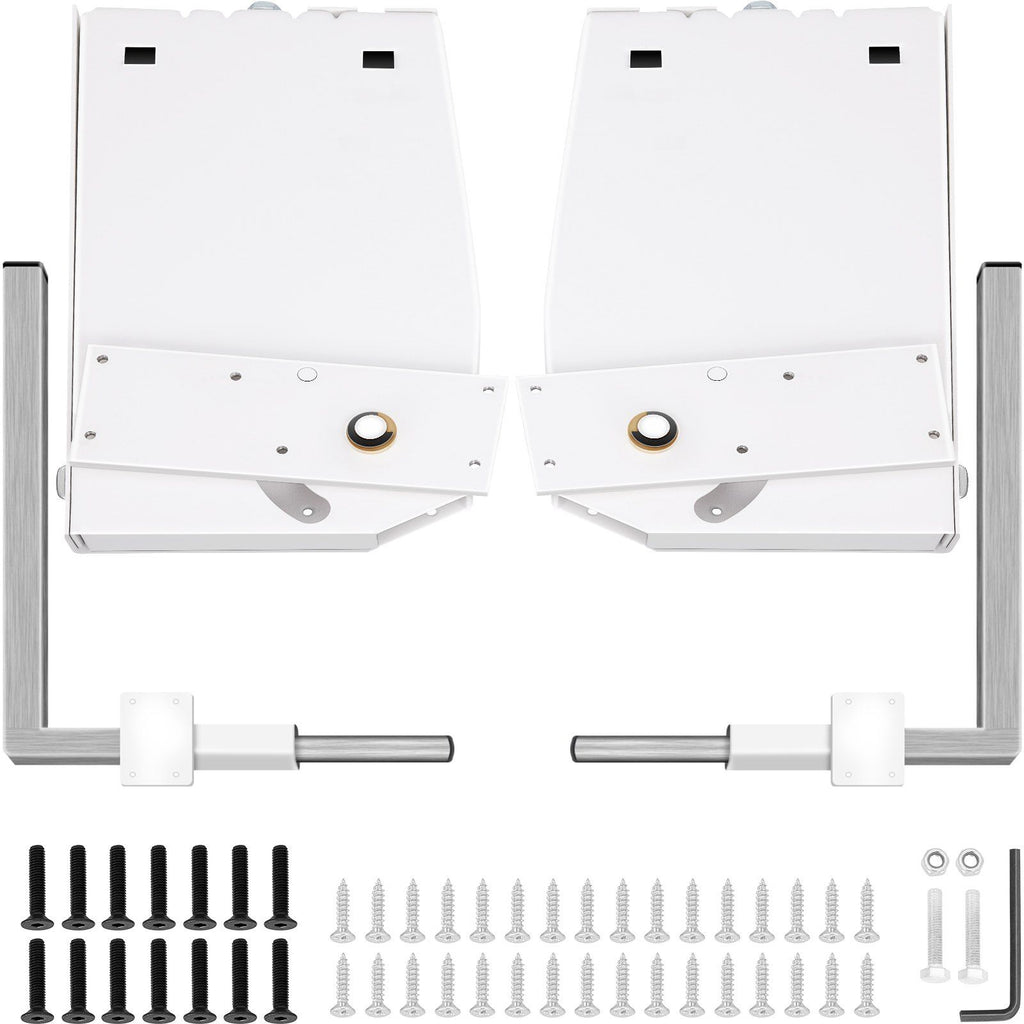 Murphy Mounting Wall Springs Mechanism, Heavy Duty Support Hardware DIY Kit, Bed Springs Mechanism Ideal for King Queen Bed (Vertical), White