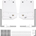 Murphy Mounting Wall Springs Mechanism, Heavy Duty Support Hardware DIY Kit, Bed Springs Mechanism Ideal for King Queen Bed (Vertical), White