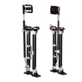 Drywall Stilts, 61-101.6 cm Adjustable Aluminum Tool Stilts with Protective Knee Pads, Durable and Non-slip Work Stilts for Sheetrock Painting, Walking, Taping, Black