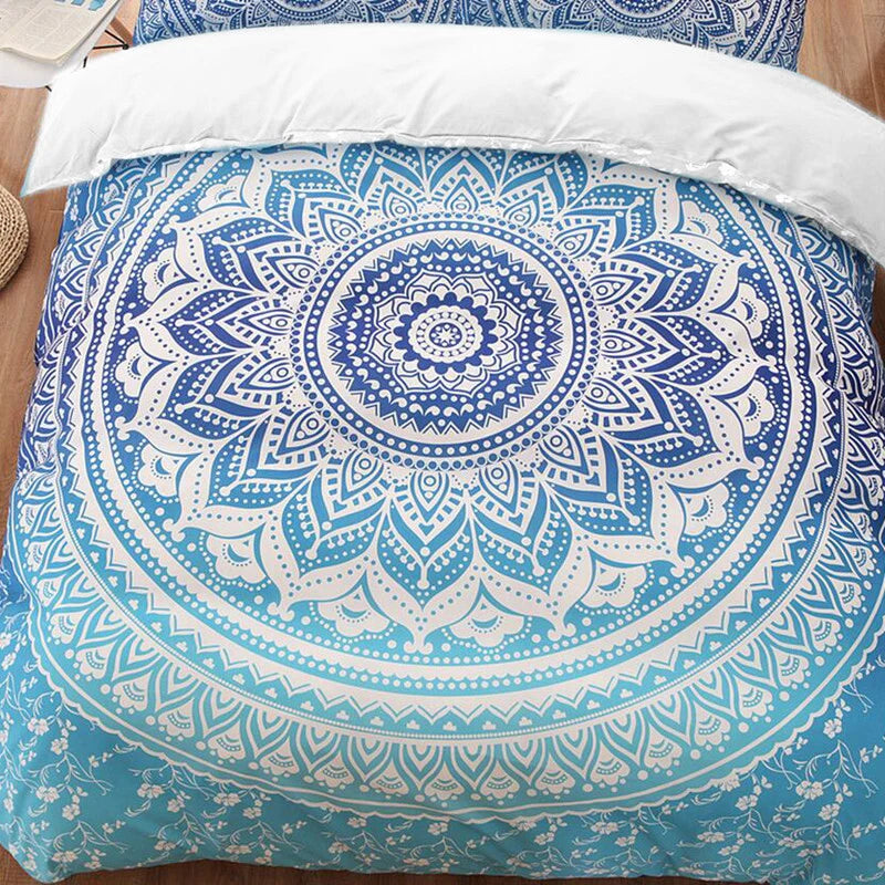 Dreamscape Sacred Circle Design Comforter Set - 3-Pcs Refreshing