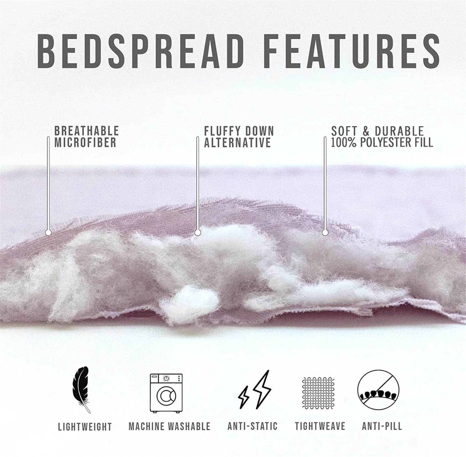 Finely Quilted Bedspread and Pillowcases Set: A Blend of Art and Comfort