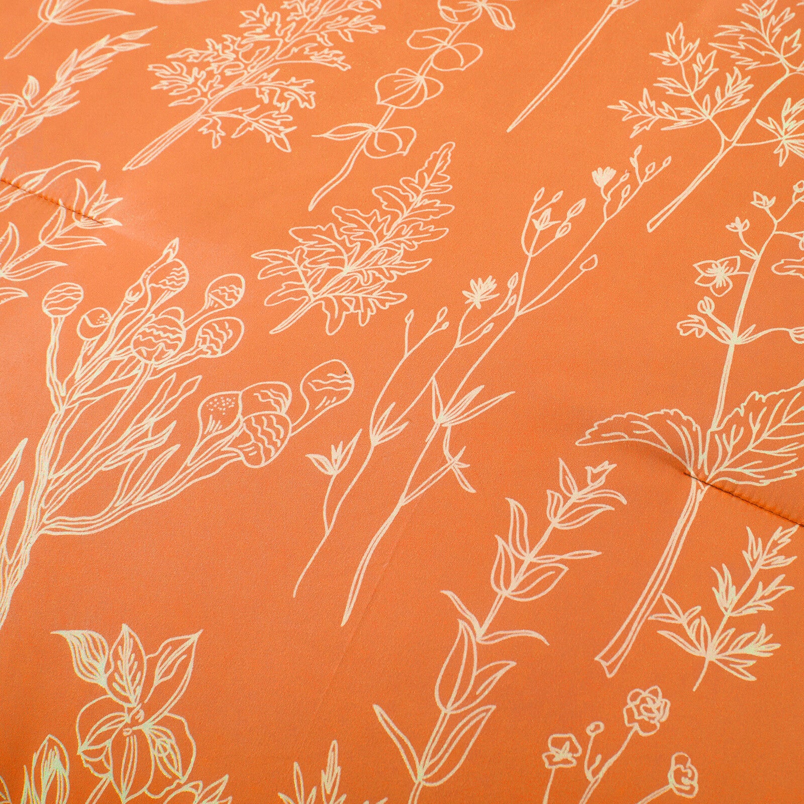 Floral Comforter Set, Reversible Quilted Bedding with Pillowcases