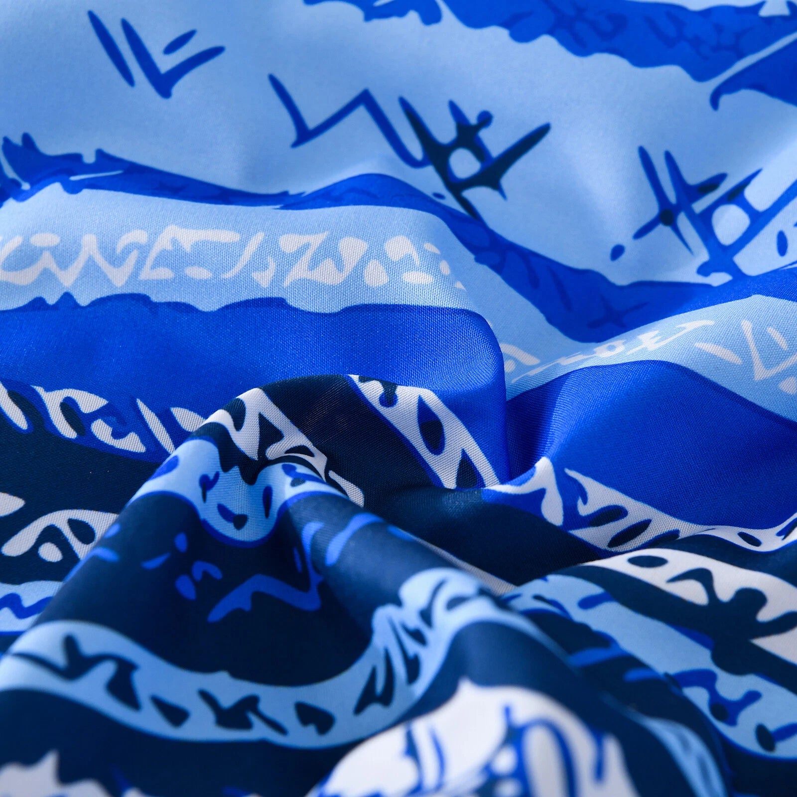 Nordic Calm stripes Blue 3-Piece Comforter Set - Scandi Chic Vibes