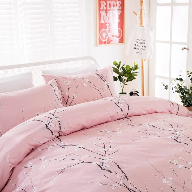 Warm Haven Marbled Bedding - 3-Piece Comforter & Sham Set