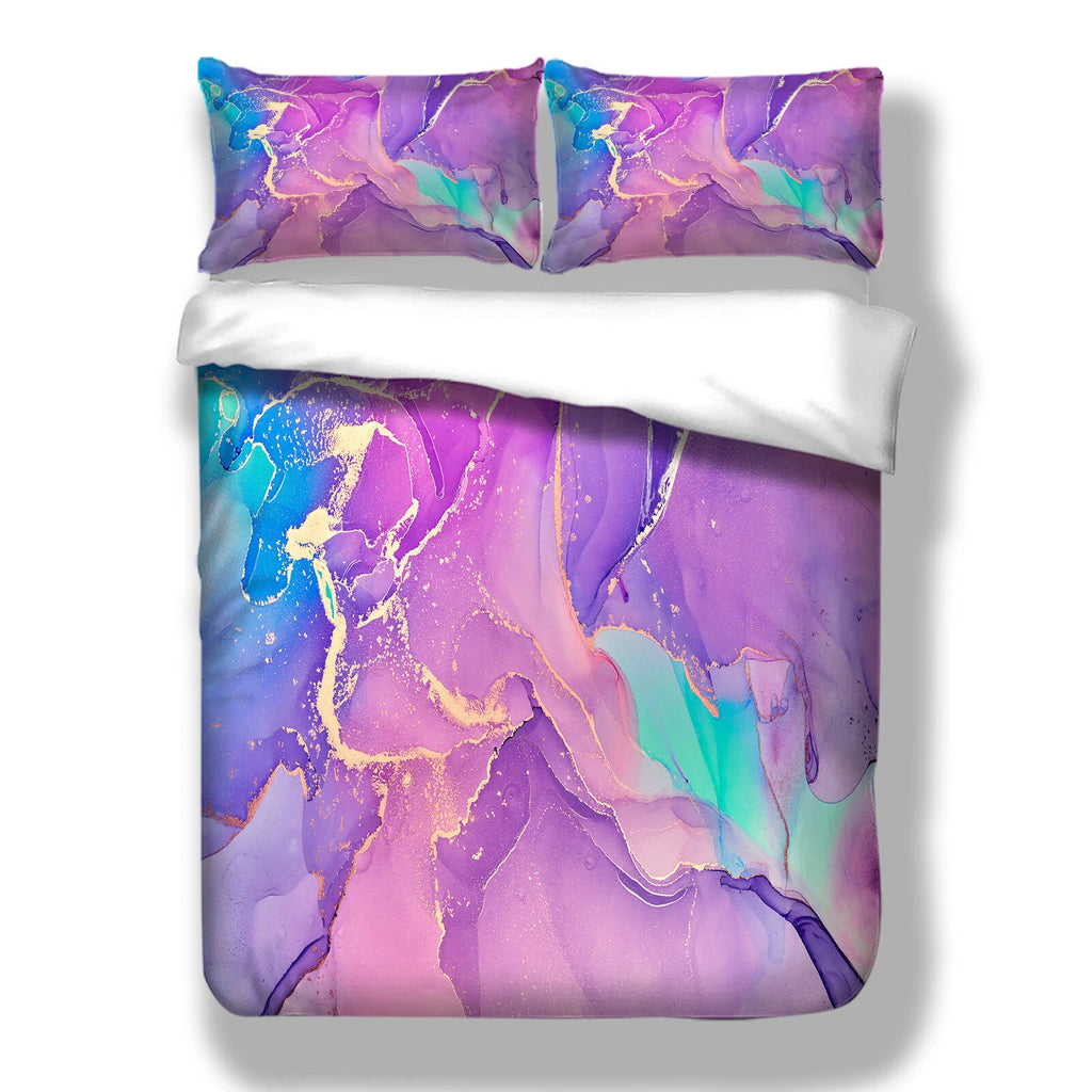 Modern Stripes Duvet Cover Set - Wrinkle-Resistant Material-