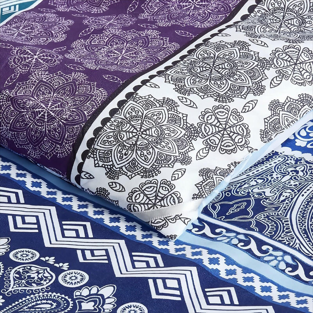 Whimsical Winter Frosty Elegant 3 Pc Comforter & Pillow Cover Set