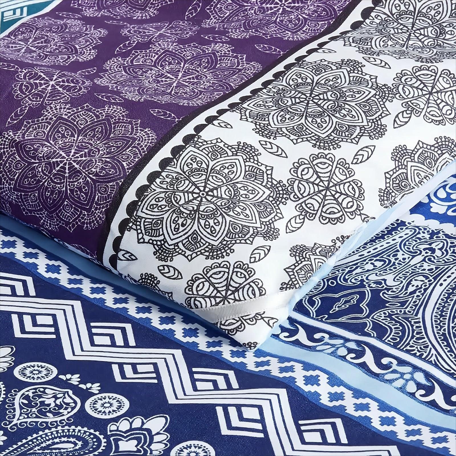 Whimsical Winter Frosty Elegant 3 Pc Comforter & Pillow Cover Set