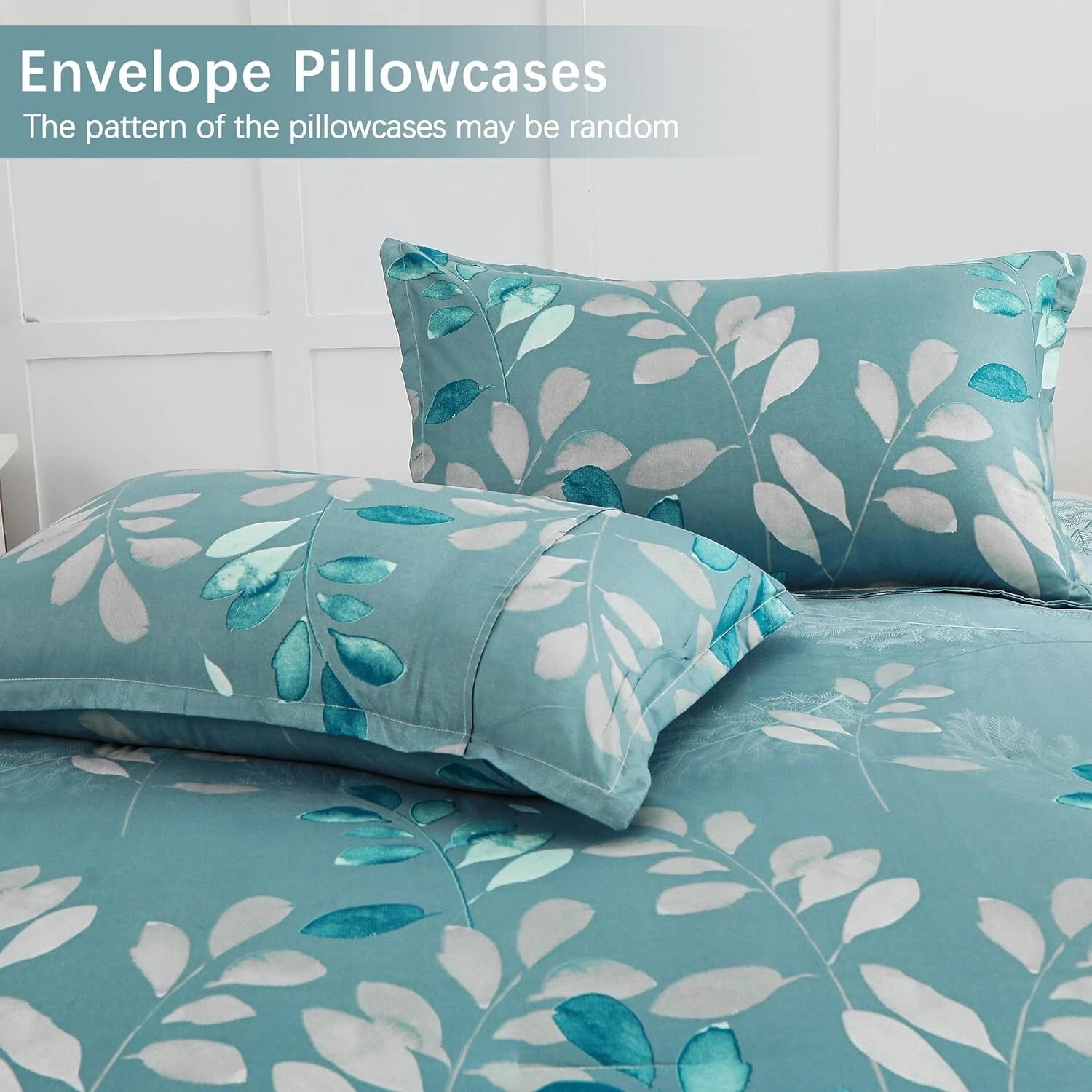 GlowUp Bedroom Teal Comforter - 3-Piece Insta-Aesthetic Set