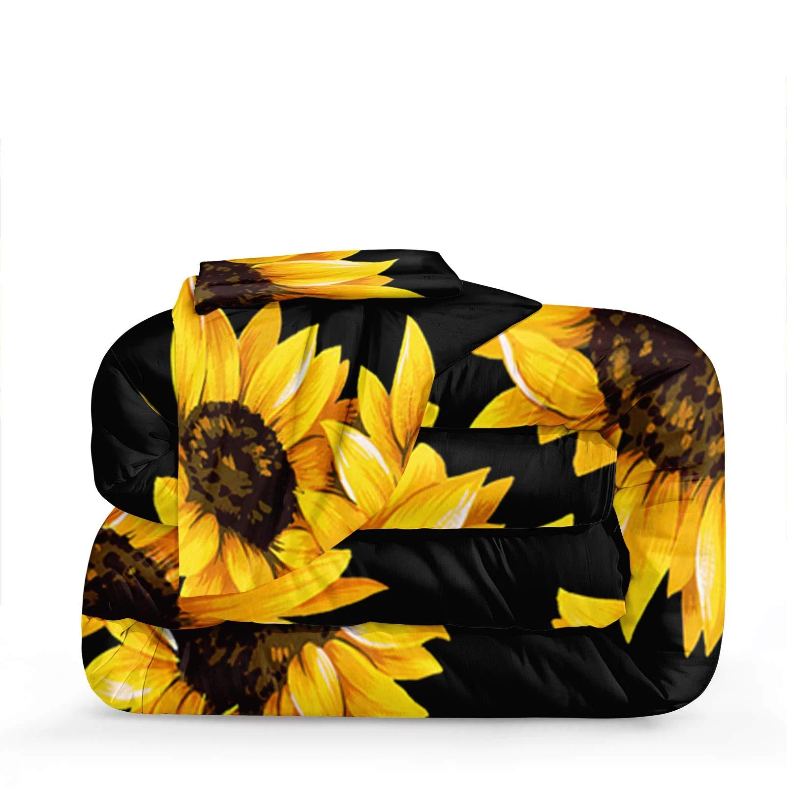 Scandi Dream soft floral Comforter Set - Soft Neutral 3-Piece Look