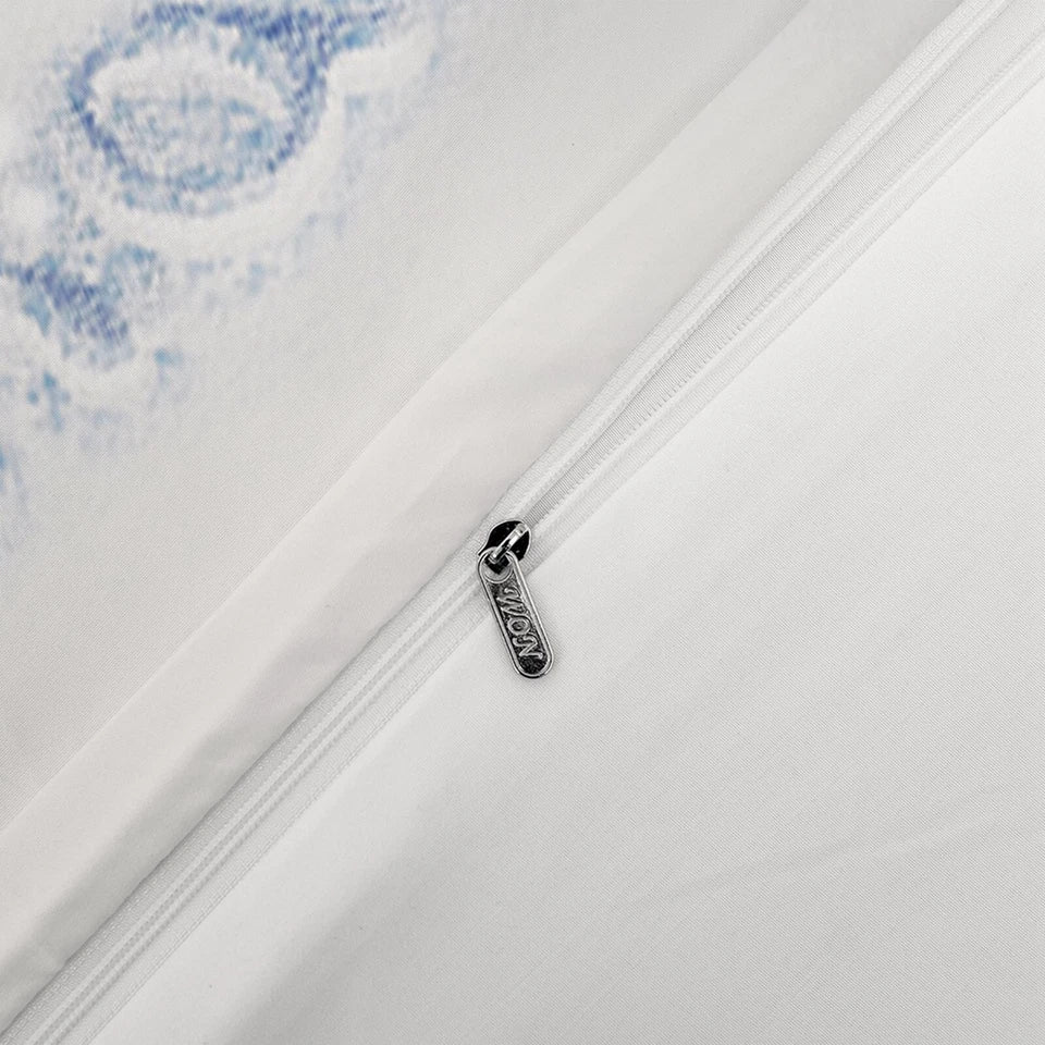 Elegant Touch Solid Color Duvet Cover Set - Easy Care-